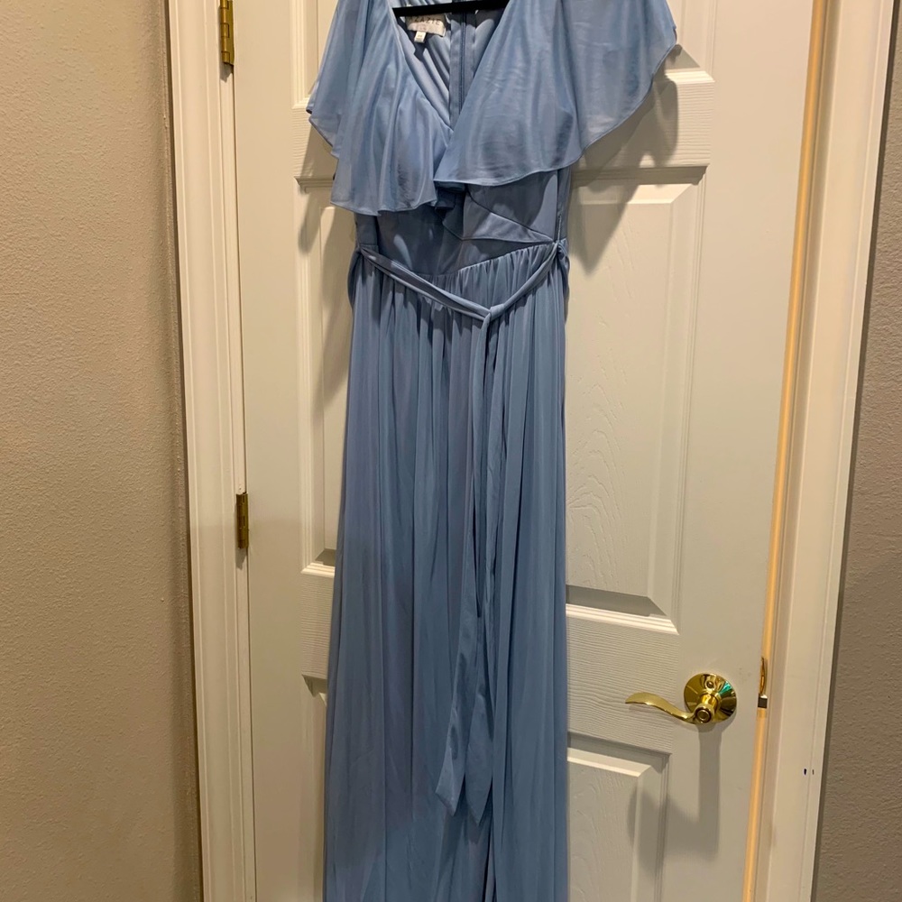Azazie Blue Formal Dress